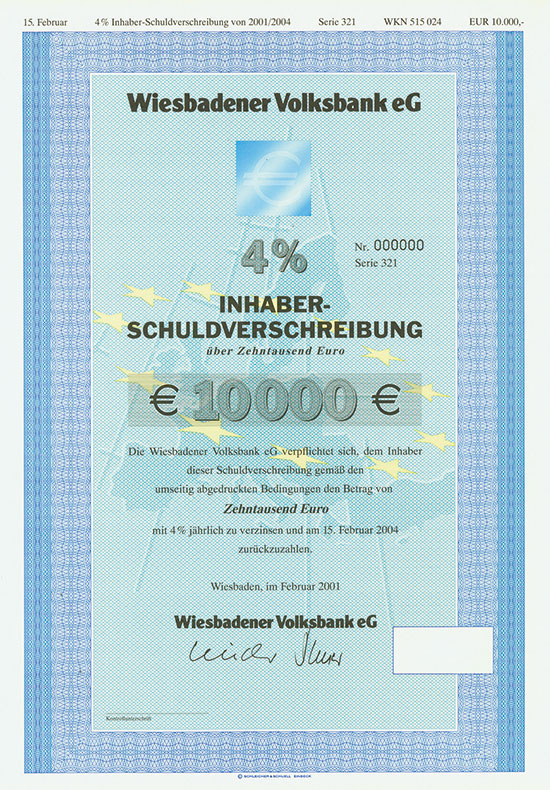 Wiesbadener Volksbank eG [6 Stück]