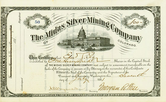 Midas Silver Mining Company of Colorado