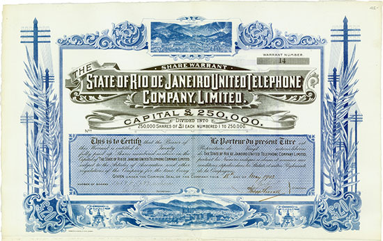 State of Rio de Janeiro United Telephone Company, Limited