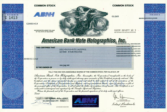 American Bank Note Holographics, Inc.