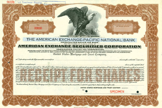 American Exchange-Pacific National Bank