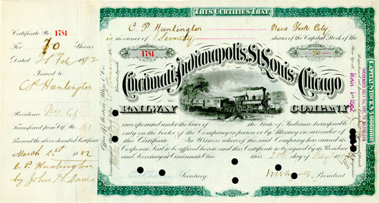Cincinnati, Indianapolis, St. Louis and Chicago Railway Company
