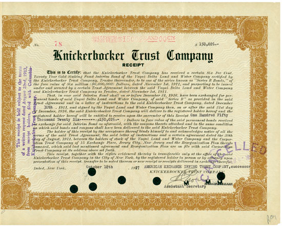 Knickerbocker Trust Company
