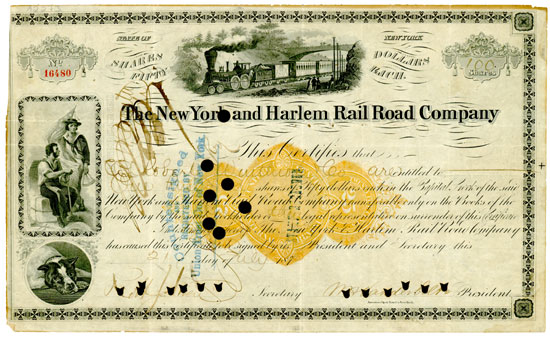 New York and Harlem Rail Road Company