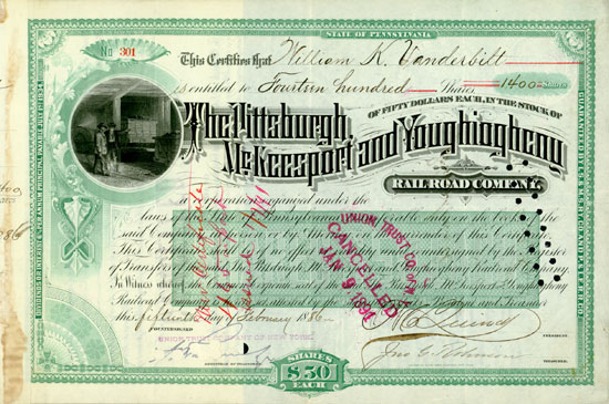 Pittsburgh McKeesport & Youghiogheny Railroad Company