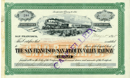 San Francisco and San Joaquin Valley Railway