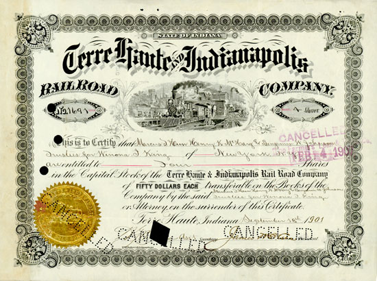 Terre Haute and Indianapolis Railroad Company