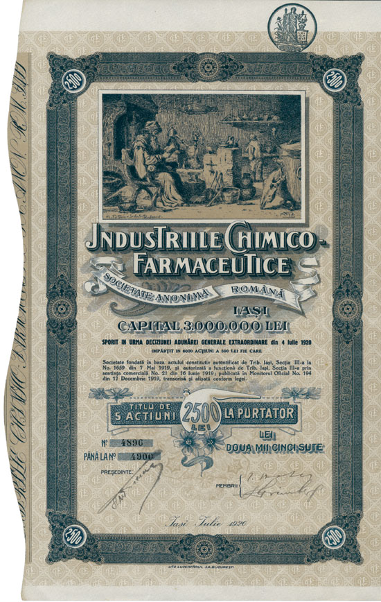 Industriile Chimico-Farmaceutice S. A. Románá