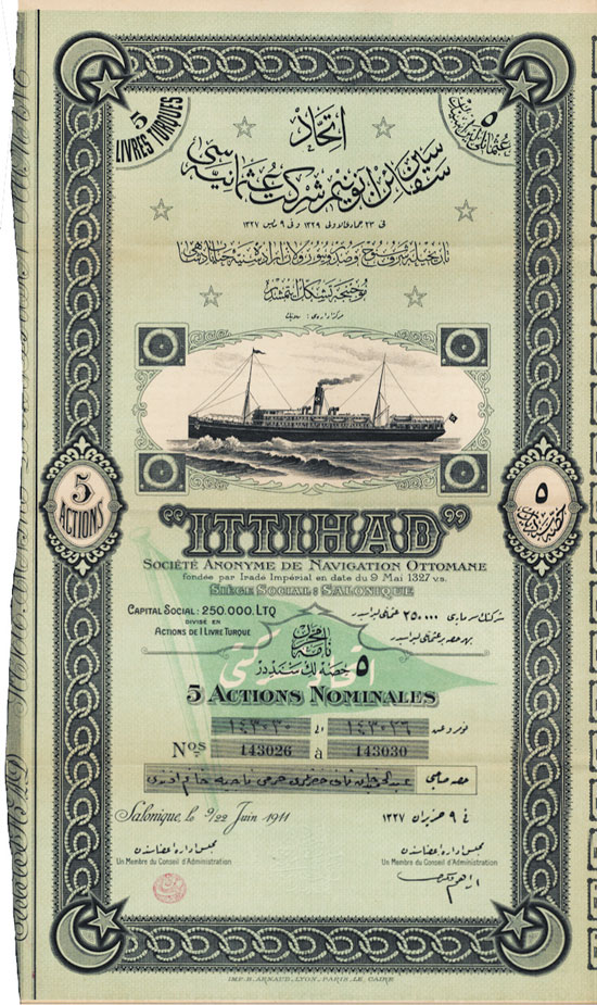 "ITTIHAD" Société Anonyme de Navigation Ottomane