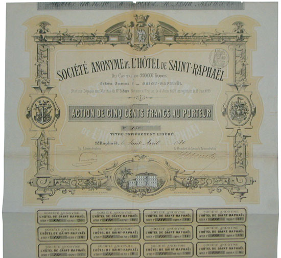 Société Anonyme de l'Hòtel de Saint-Raphaël