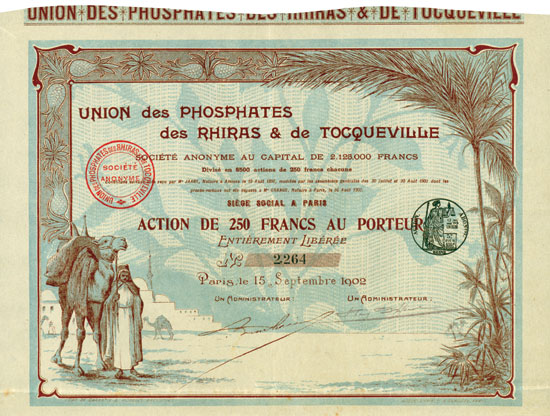 Union des Phosphates des Rhiras & de Tocqueville S. A.