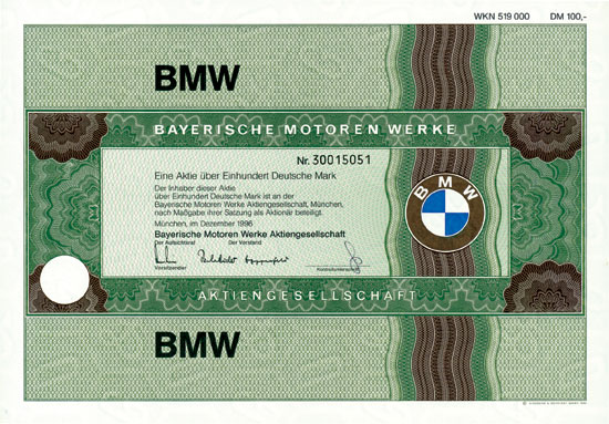 Bayerische Motorenwerke AG (BMW)