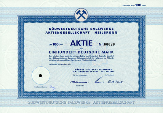 Südwestdeutsche Salzwerke AG 