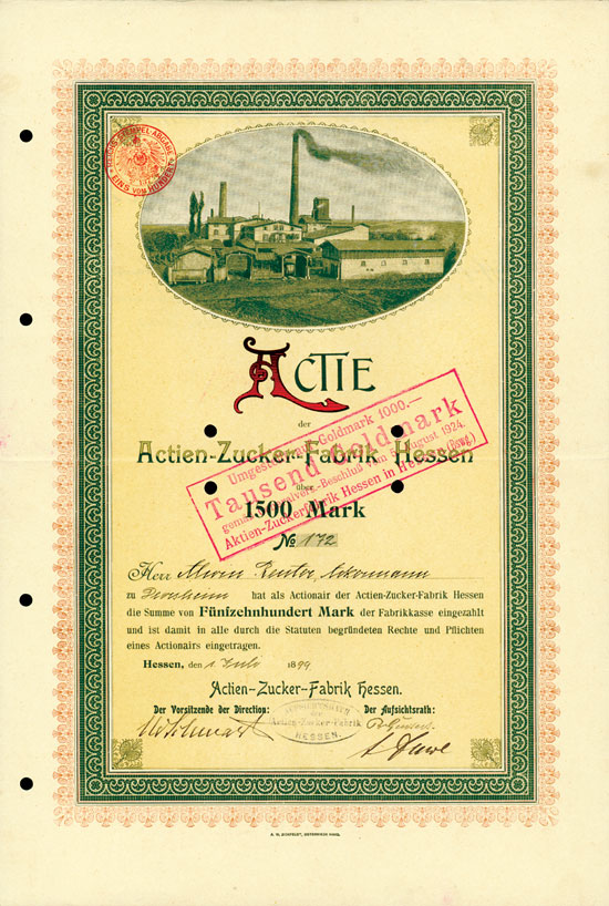 Actien-Zucker-Fabrik Hessen