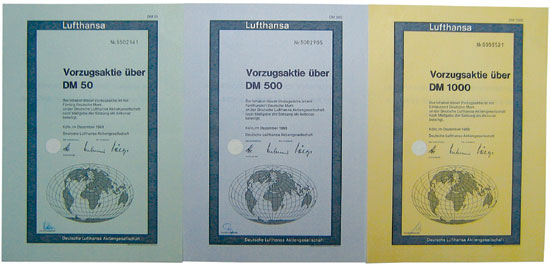Deutsche Lufthansa [3 Stück]