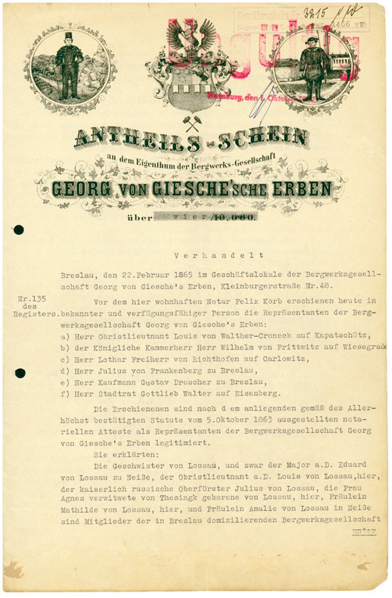 Georg von Giesche'sche Erben 