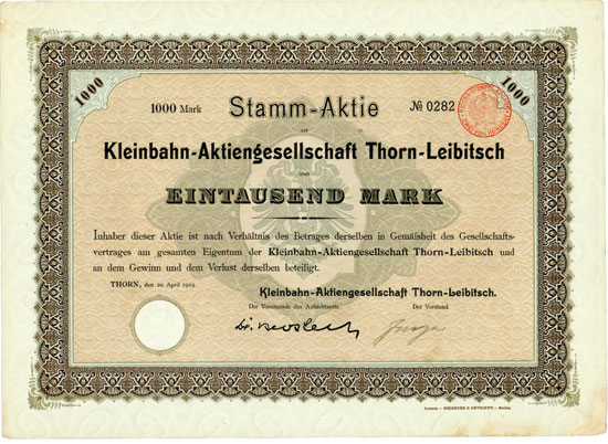 Kleinbahn-AG Thorn-Leibitsch