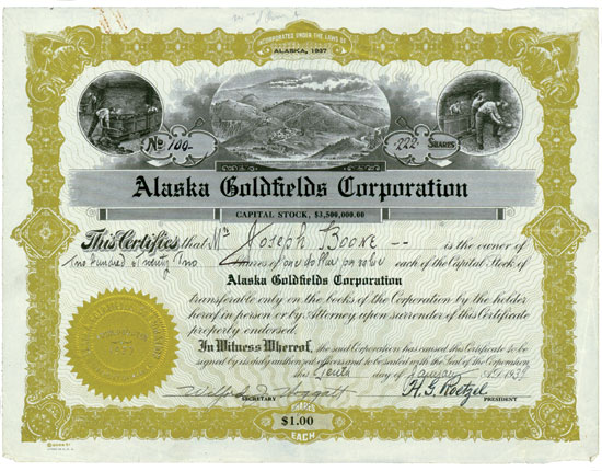 Alaska Goldfields Corporation