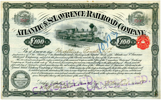 Atlantic & St. Lawrence Railroad Company