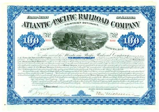 Atlantic and Pacific Railroad Company - Western Division