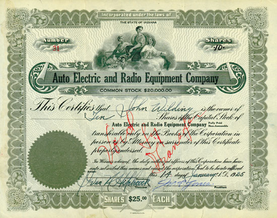 Auto Electric and Radio Equipment Company