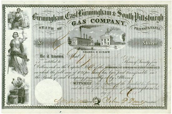 Birmingham, East Birmingham & South Pittsburgh Gas Company