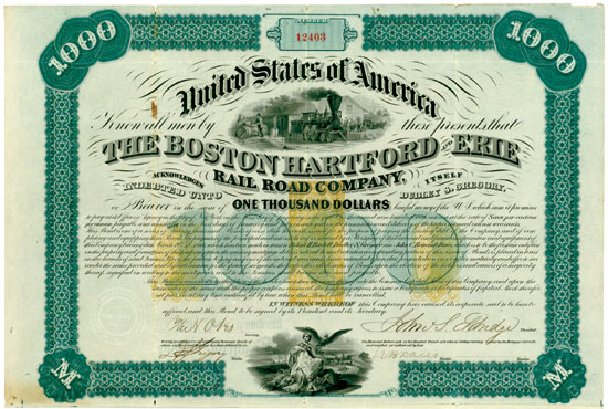 Boston Hartford and Erie Rail Road Company