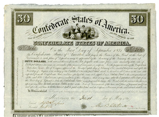 Confederate States of America (Ball 1, Criswell 6A)