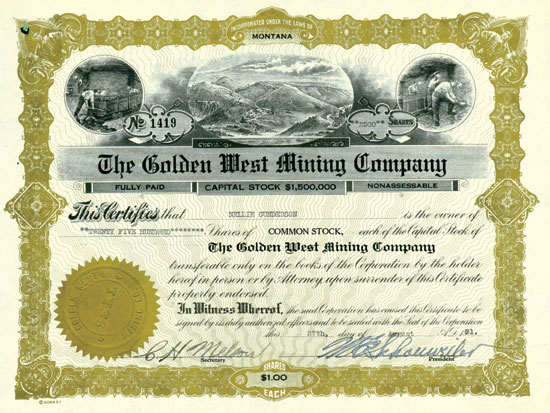 Golden West Mining Company