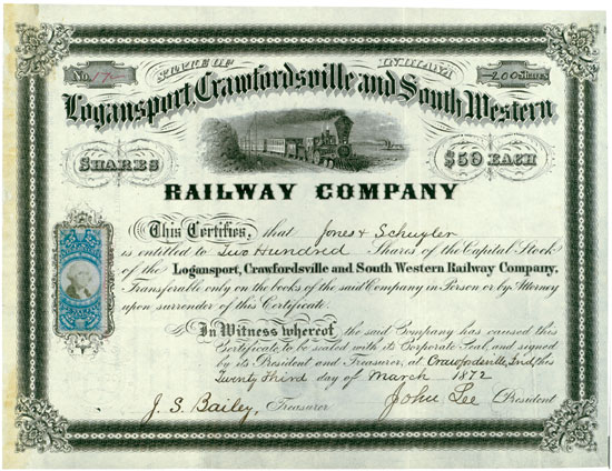Logansport, Crawfordsville and South Western Railway Company