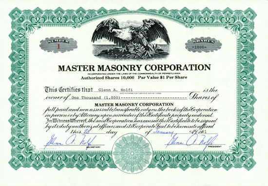 Master Masonry Corporation