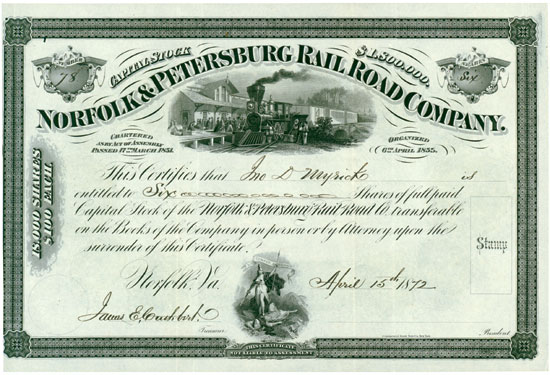 Norfolk & Petersburg Rail Road Company