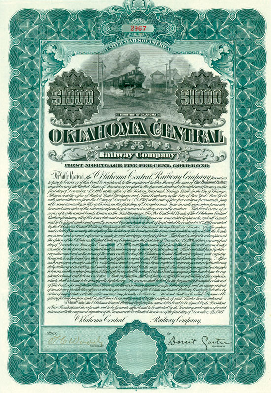 Oklahoma Central Railway Company