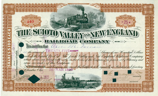 Scioto Valley and New England Railroad Company