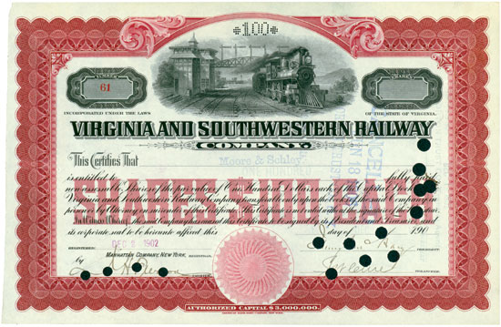 Virginia and Southwestern Railway Company