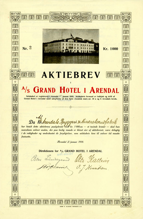 A/S Grand Hotel i Arendal