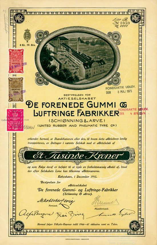 De forenede Gummi og Luftringe Fabrikker (Schoinning & Arve)