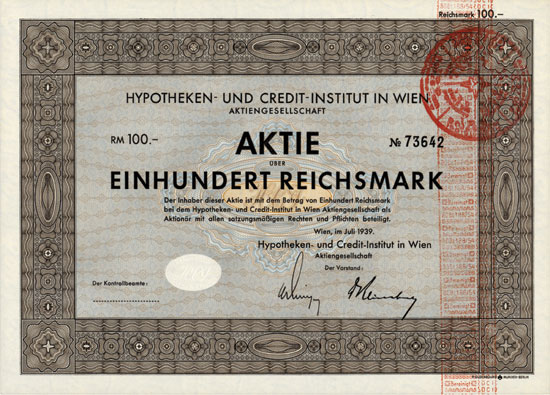 Hypotheken- und Credit-Institut in Wien