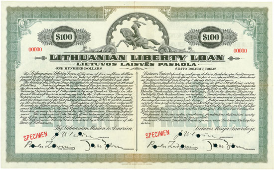 Lithuanian Liberty Loan (Lietuvos Laisves Paskola)