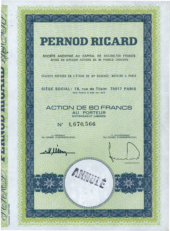 Pernod Ricard S. A.