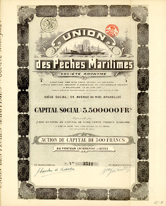 Union des Pêches Maritimes Société Anonyme