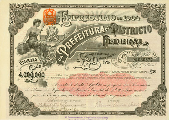 Republica dos Estados Unidos do Brazil - Prefeitura do Districto Federal