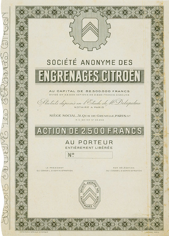Société Anonyme de Engrenages Citroën