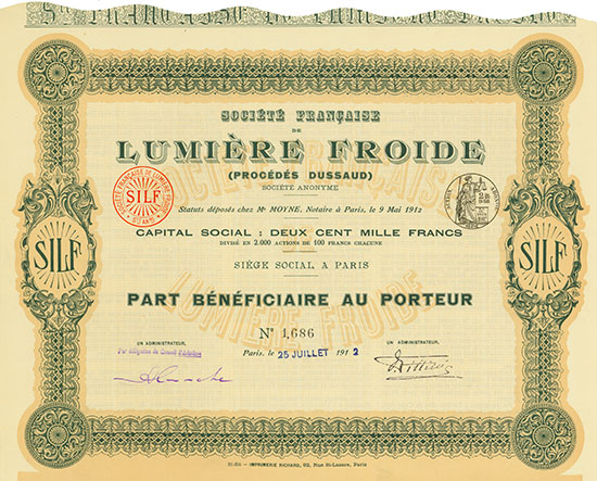Société Française de Lumière Froide (Procédés Dussaud)
