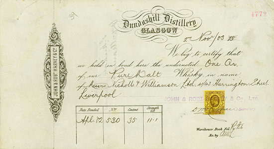 John & Rob. Harvey & Co. - Dundashill Distillery