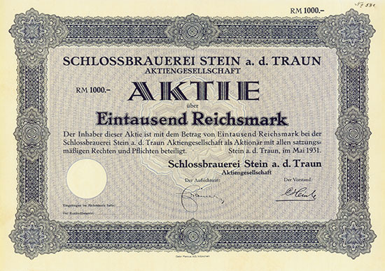Schlossbrauerei Stein a. d. Traun AG