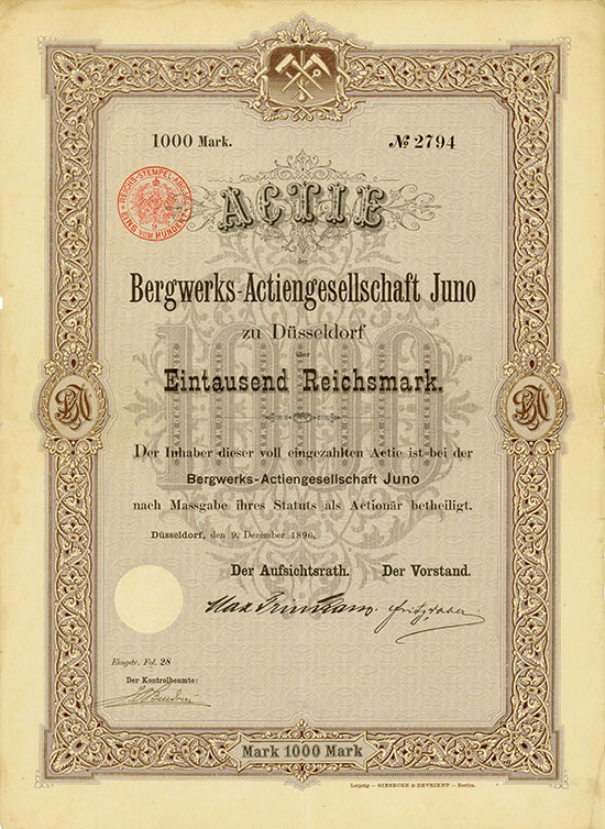 Bergwerks-Actiengesellschaft Juno