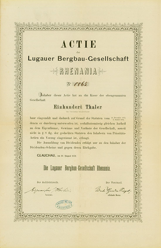 Lugauer Bergbau-Gesellschaft Rhenania