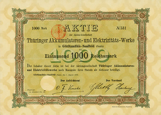 Thüringer Akkumulatoren- und Elektrizitäts-Werke