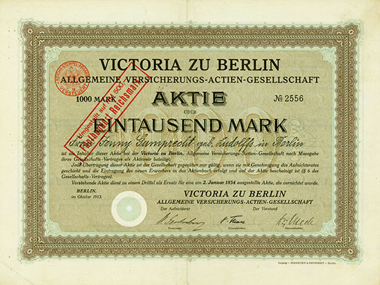 Victoria zu Berlin Allgemeine Versicherungs-AG